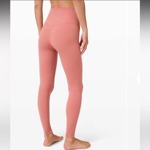 Lululemon Align Pant 28" in rose brown like color size 6
